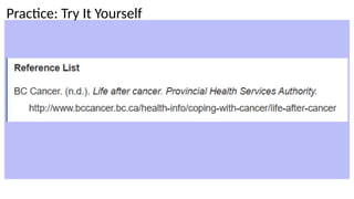 Practice: Try It Yourself
 