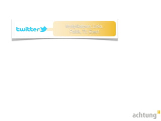 Multiplikatoren, Links,
 Politik, TV, Event
 