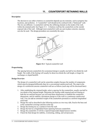 Counterfort Examples Basicslookinside | PDF