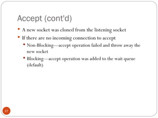 Basic socket programming | PPT