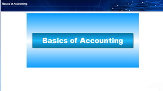 Basics of accounting, accounting cycle, classification, principles ...