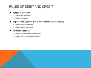 Basics of accounts1 | PPT