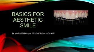 Basics for aesthetic smile 