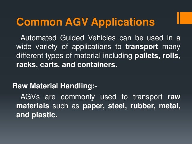 automatic guided vehicle ppt