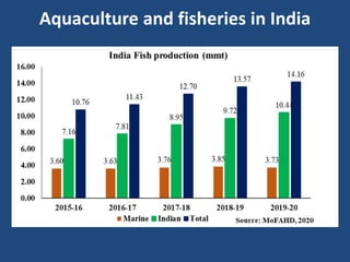 Aquaculture and fisheries in India
 
