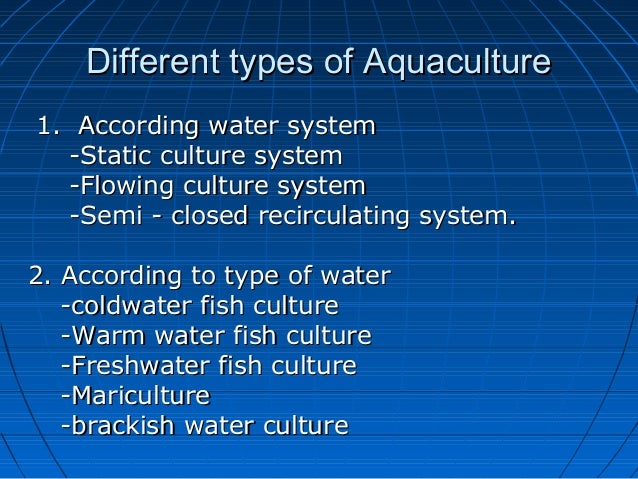 basics of aquaculture – definition