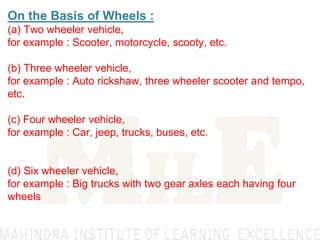 Basics of automobile | PPTX