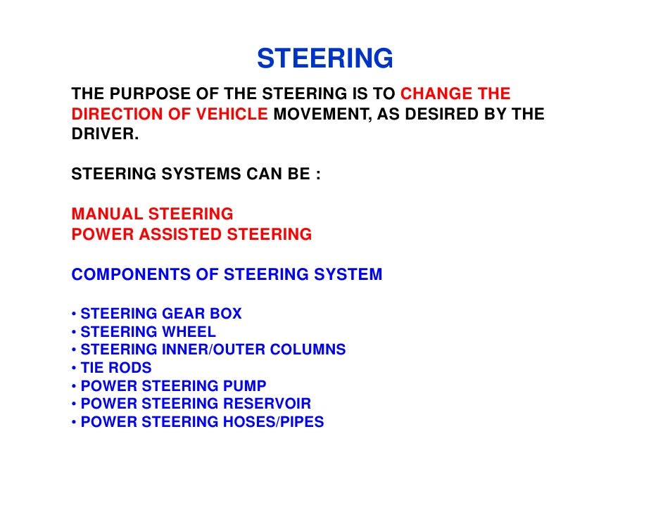 Basics Of Automobile