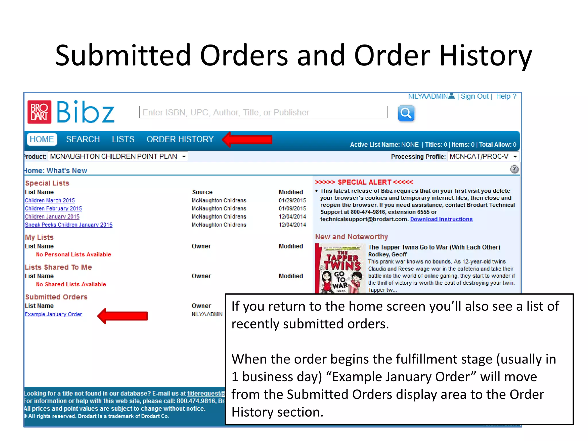 Basics of bibz ordering PPT