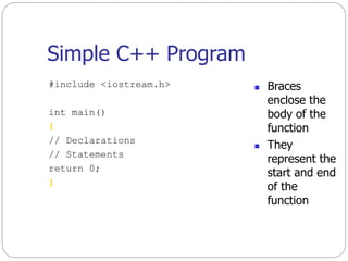 Introduction to C++ | PPT