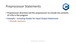 Basics of c++ | PPT