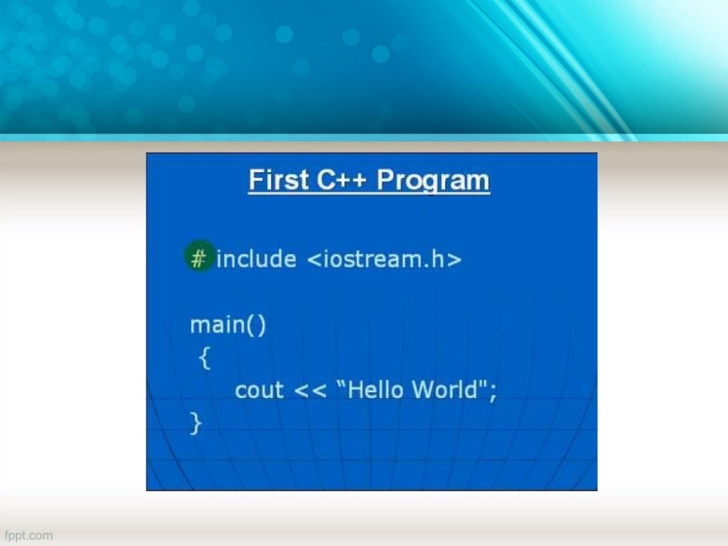Basics of c++