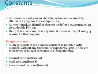 Basics of c | PPT