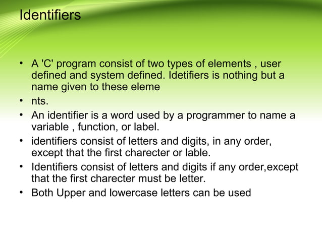 Basics of C programming powerpoint p.ppt