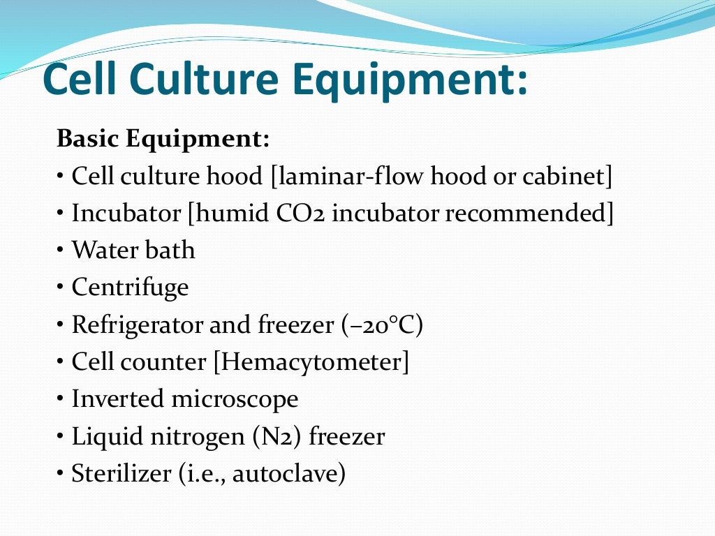 Basics of cell culture