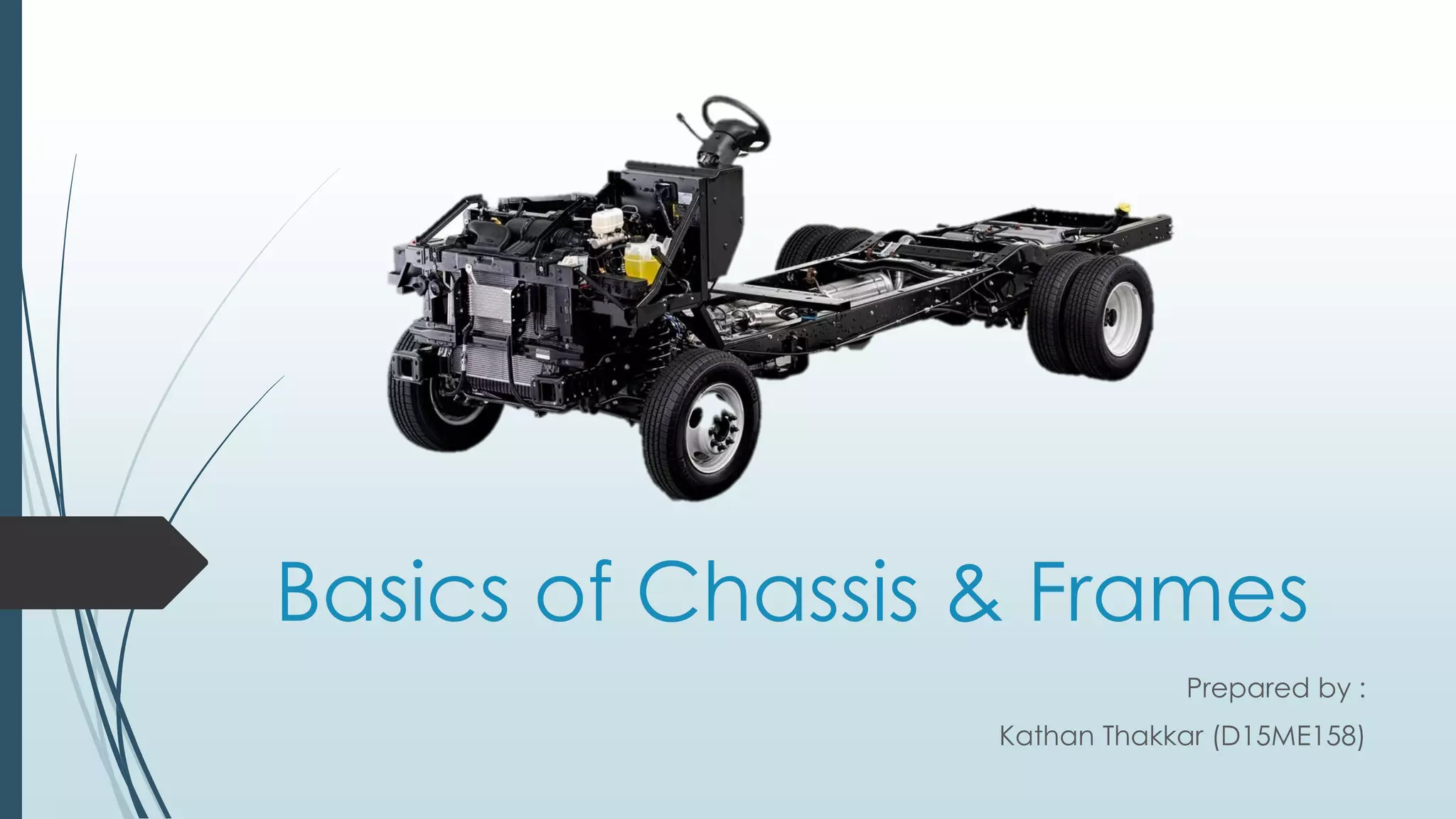 Basics of chassis and frames PPT