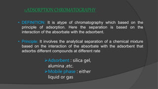 BASICS OF CHROMATOGRAPHY AND THEIR FORENSIC APPLICATION.pptx