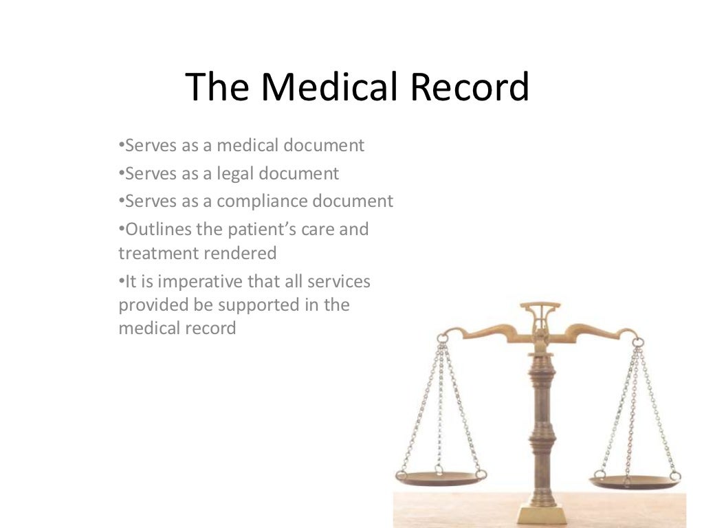 Basics Of Coding And Medical Record Documentation