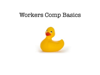 Workers Comp Basics
 