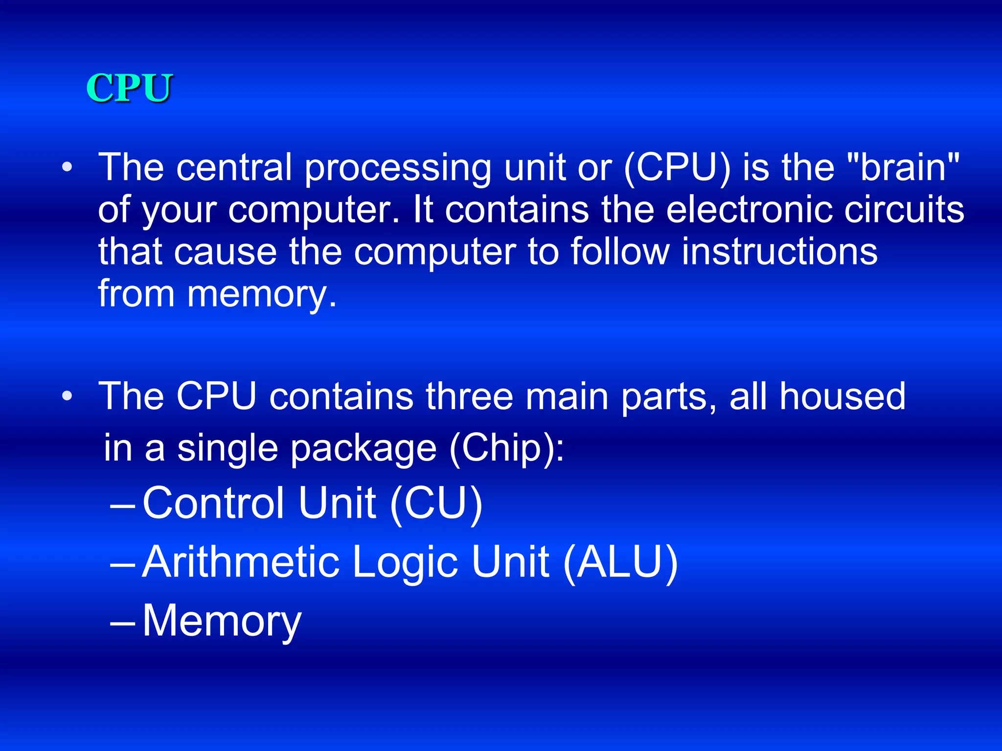 Basics of computer | PPT