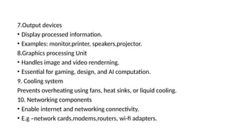 basics of computer.pptx is best presentation | PPTX