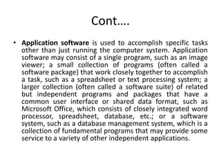 computer basics - computer basics application software... Basics of computers.pptx