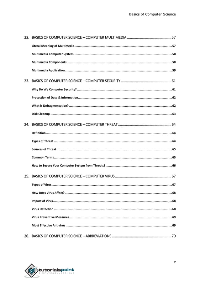 Basics of computer_science_tutorial | PDF
