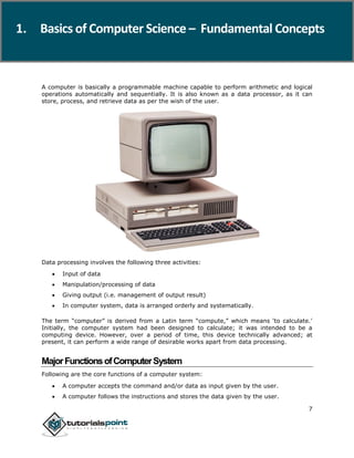 Basics of computer_science_tutorial | PDF