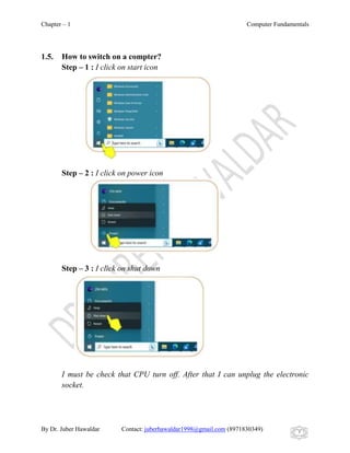 Comprehensive Beginner's Guide to Computer Basics and Windows 10 | PDF