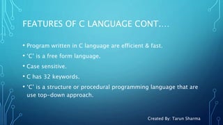 Introduction of c programming | PPTX
