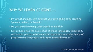 Introduction of c programming | PPTX