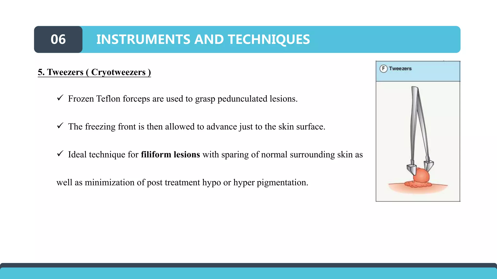 Filiform Instrument Basics of cryosurgery | PPTX