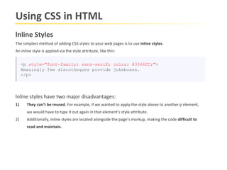 CSS Basic and Common Errors | PPT