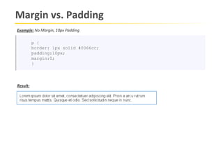 Basics Of Css And Some Common Mistakes | PPT image.