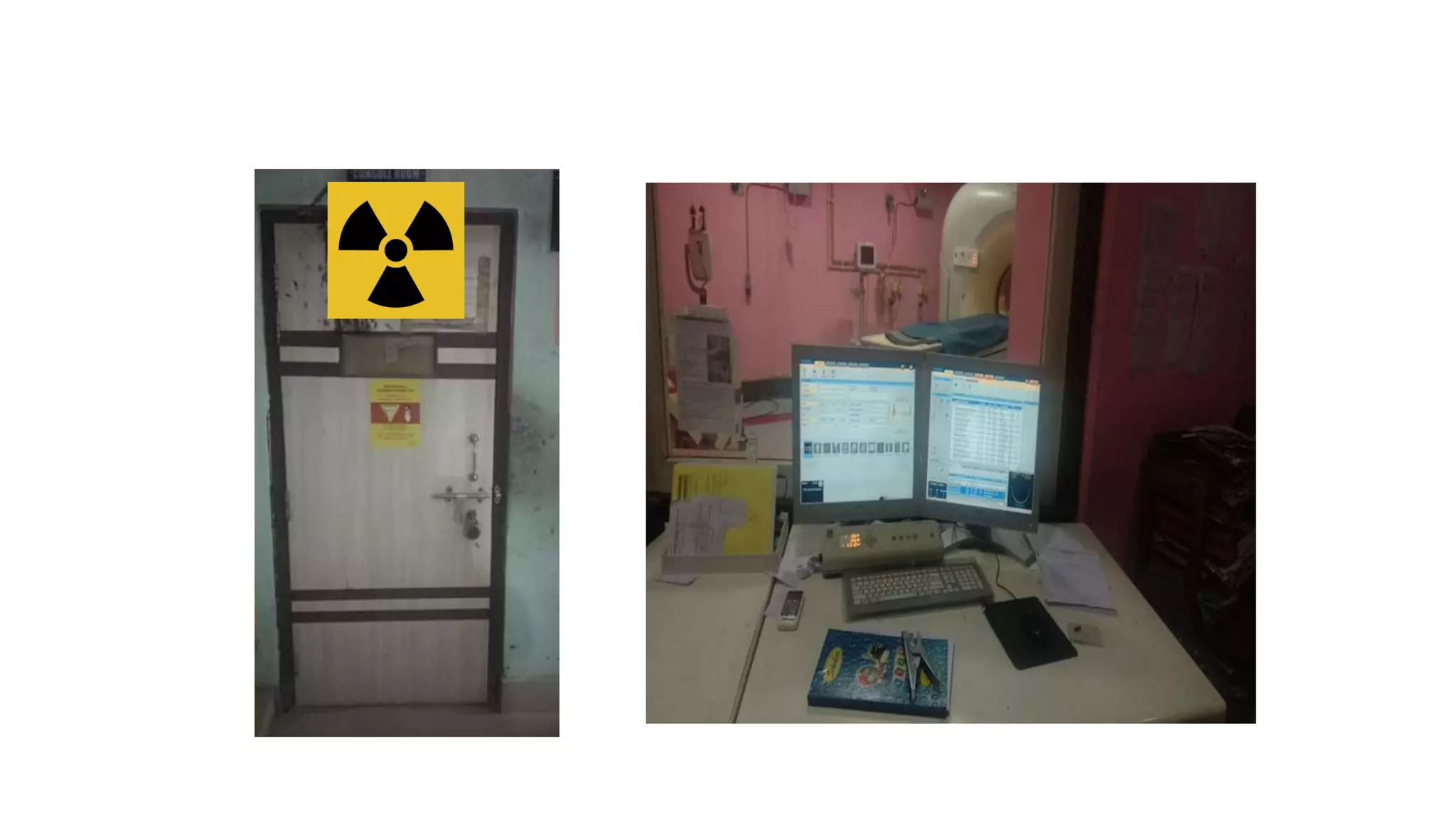 Console Room and Computer
Operating console
 