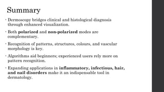 Basics of Dermoscopy seminar by dr akshata soni | PPTX