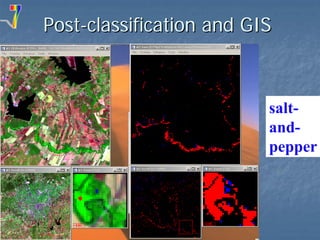 Post-classification and GIS

saltandpepper

 