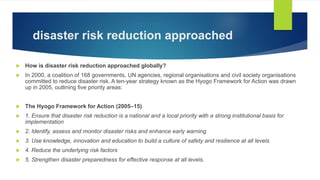 Basics of disaster risk management | PPTX