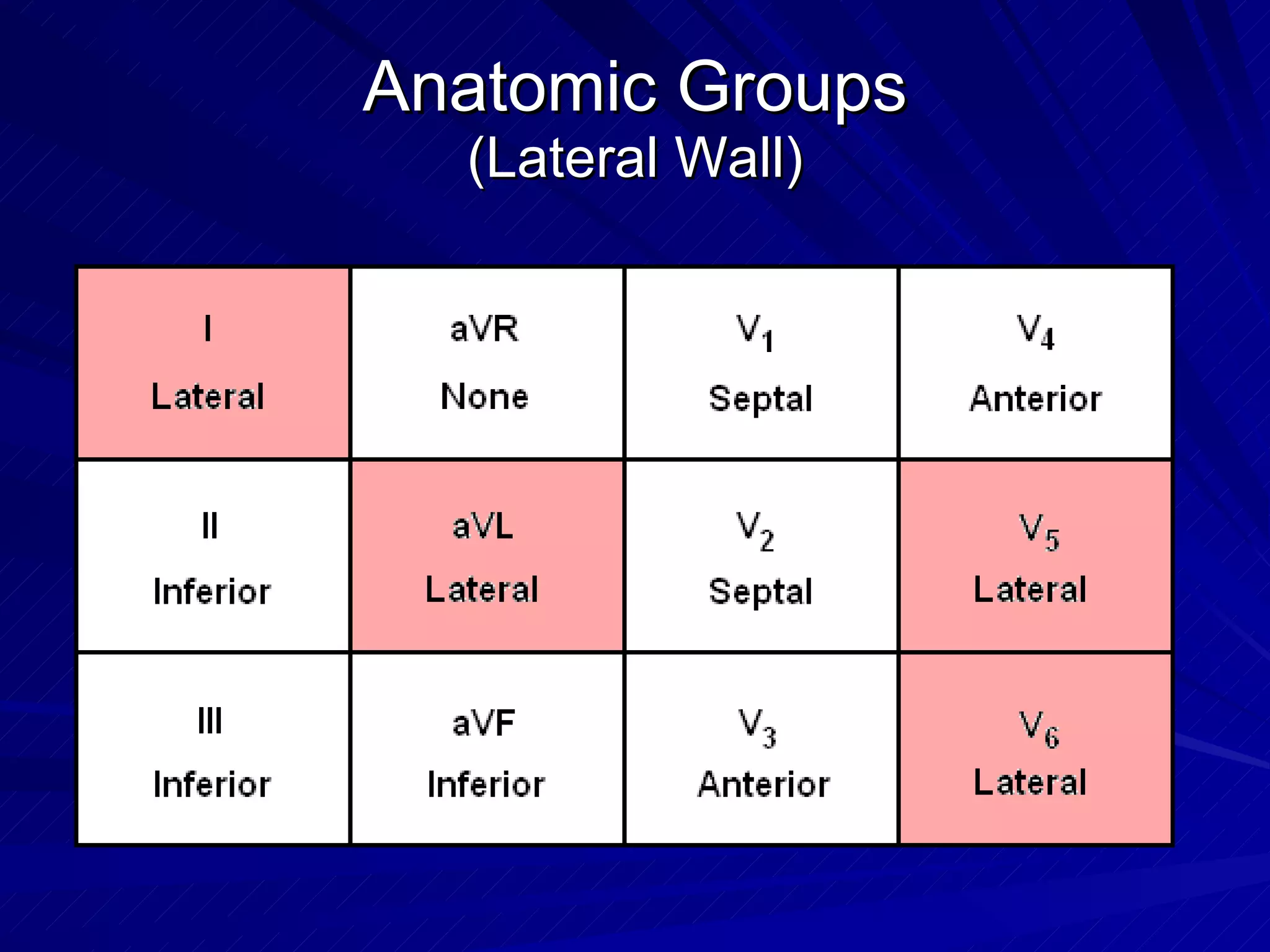 Anatomic Groups (Lateral Wall) 