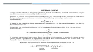 ELECTRICAL CURRENT
 