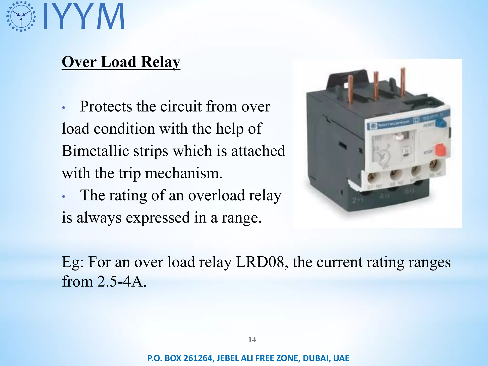 Basics of electrical control panel | PPTX