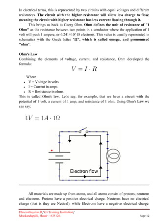 Basics of electricity,AC,DC . | PDF