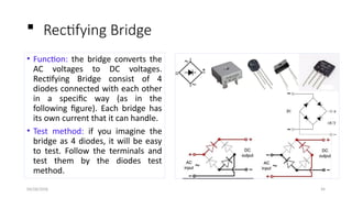 Comprehensive Guide to Electronic Components and Their Functions | PPTX