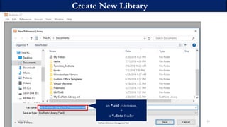 Basics of EndNote research tool | PDF