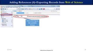 Basics of EndNote research tool | PDF