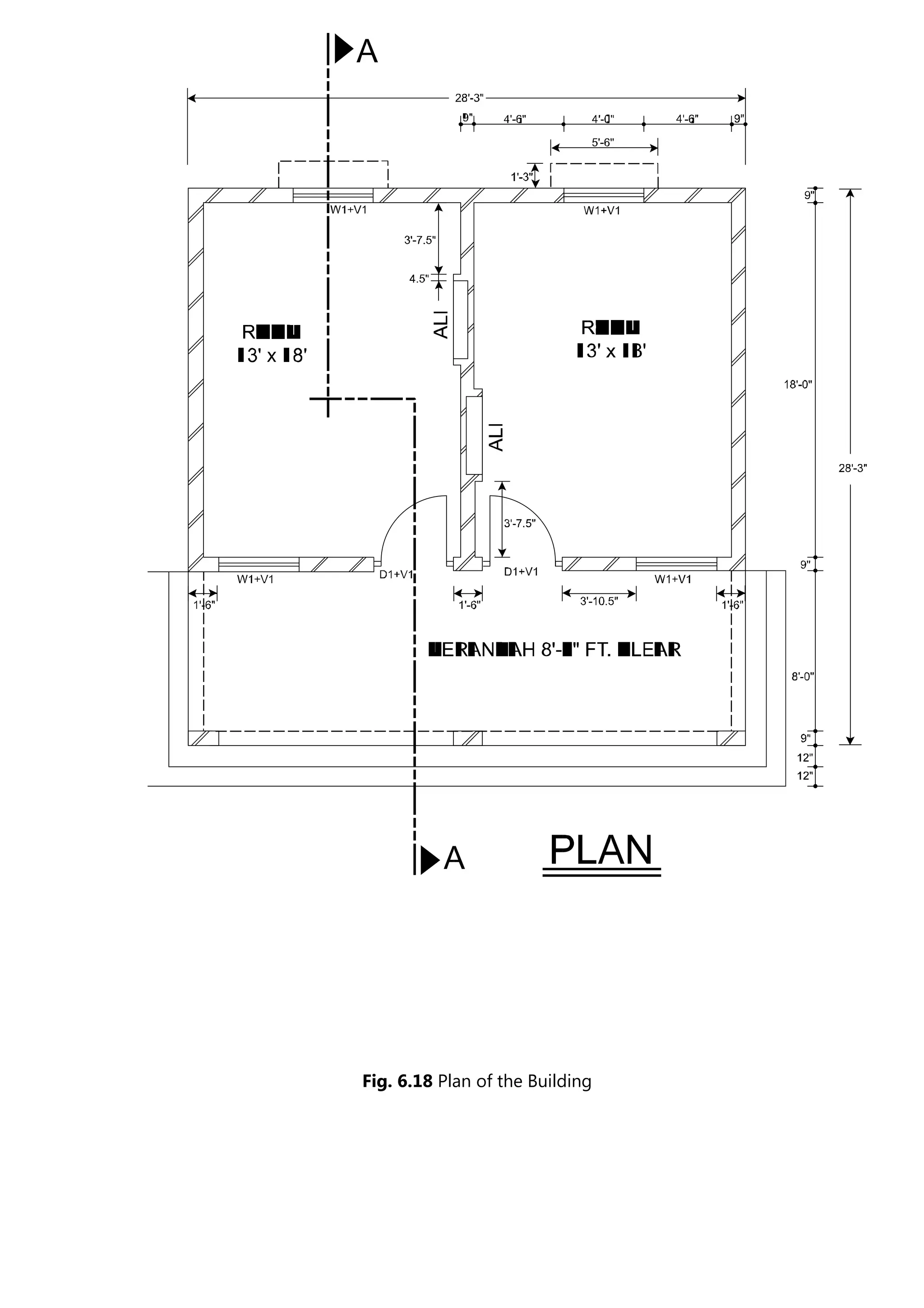 Fig. 6.18 Plan of the Building
 