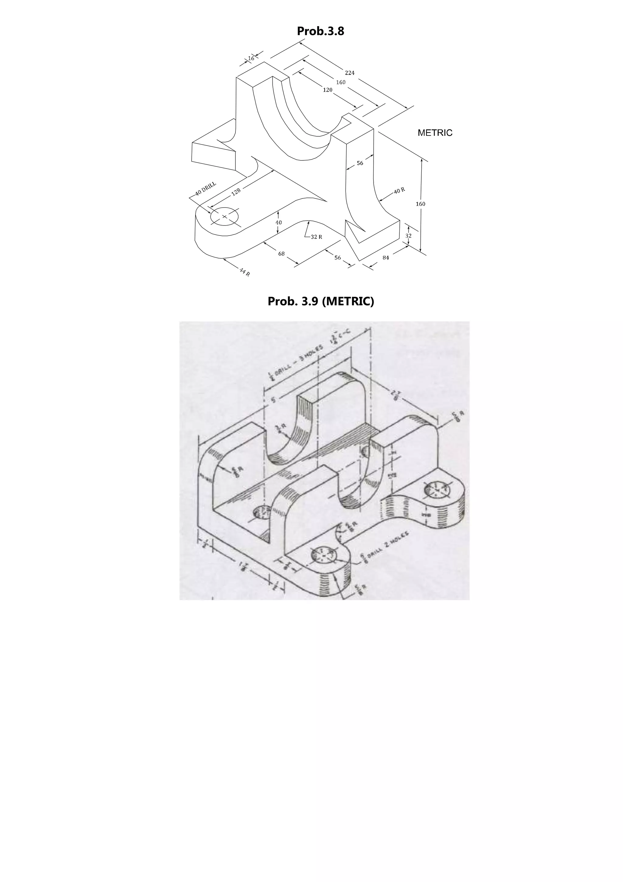 Prob.3.8
Prob. 3.9 (METRIC)
 