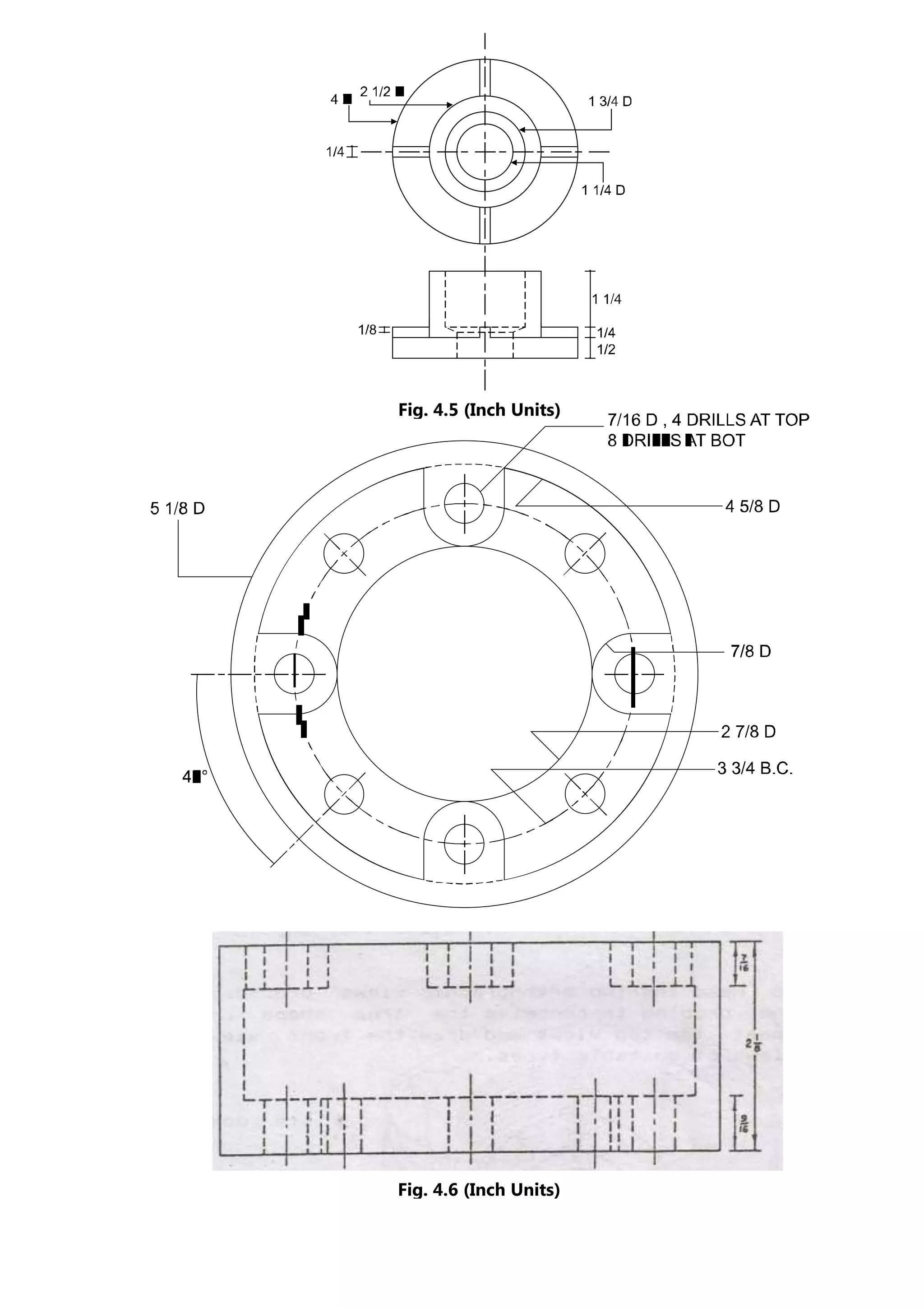 Fig. 4.5 (Inch Units)
Fig. 4.6 (Inch Units)
 