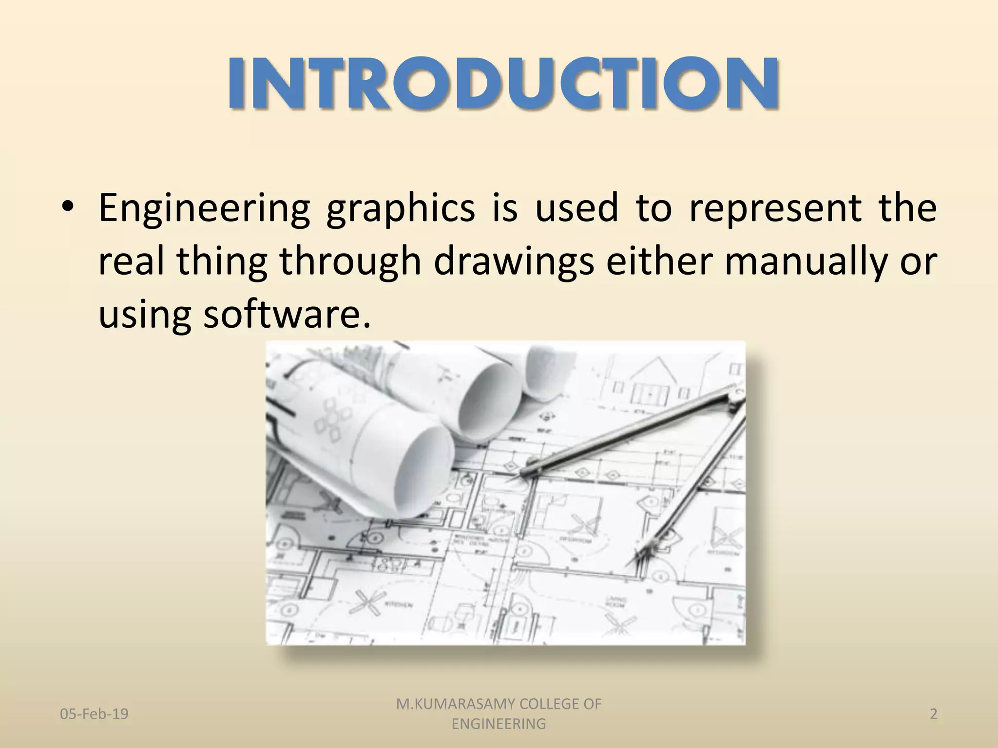 Basics of Engineering Graphics | PPTX | Graphics Software | Computer ...