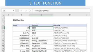 BASICS_OF_EXCEL and its formulas to calculate Examples. | PPT